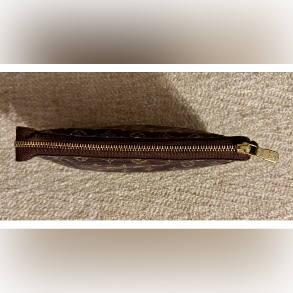 π Louis Vuitton Brown Mini Lin Pouch - Picture 8 of 10